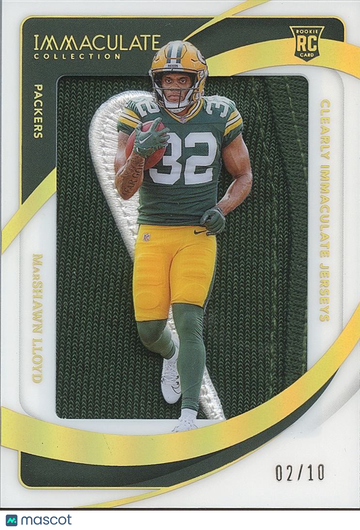 2024 Marshawn Lloyd Patch Rookie Panini Authentic