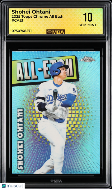 2025 Topps Chrome All Etch Shohei Ohtani #CAE1 MBA 10
