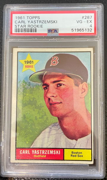 1961 Topps Carl Yastrzemski #287 PSA 4