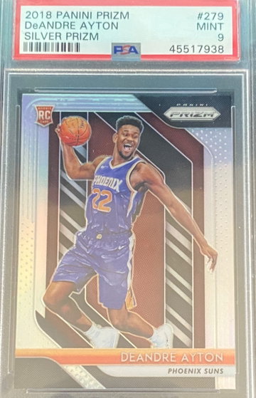 DeAndre Ayton 2018-19 Prizm Silver RC PSA 9