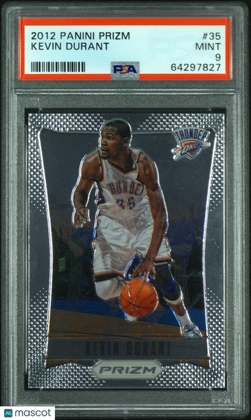 Kevin Durant 2012 Panini Prizm #35 Thunder Phoenix Suns -MINT PSA 9
