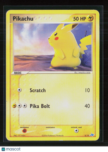 Pokemon 2004 EX Trainer Kit Pikachu #6/10