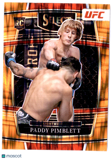 2022 Panini Select UFC Paddy Pimblett #61 Prizm RC