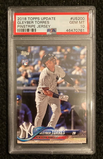 Gleyber Torres RC Pinstripe PSA 10