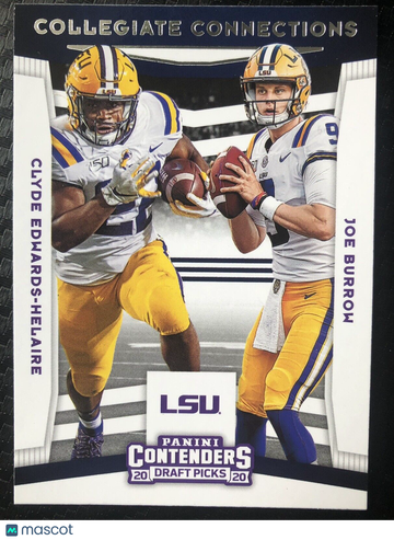 Joe Burrow 2020 Draft Picks Collegiate Connections Clyde Edwards-Helaire Bengals