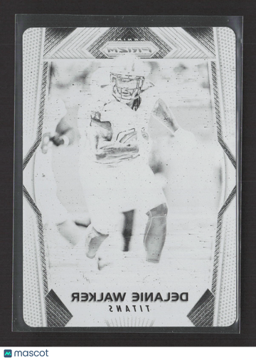2018 Panini Plates & Patches Prizm Delanie Walker #74 Black Printing /1