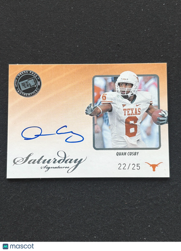 Quan Cosby 2009 Press Pass Rookie Texas Longhorns