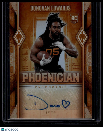2025 Panini Phoenix Donovan Edwards #PHP-DES Phoenician Penmanship AU