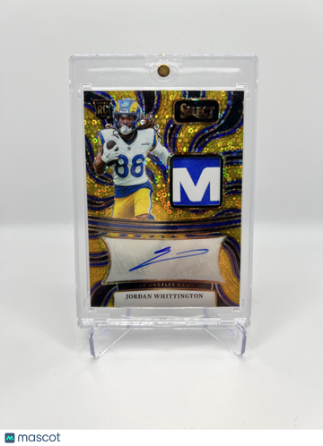 2024 SELECT JORDAN WHITTINGTON GOLD DISCO ROOKIE PATCH AUTO /10 RC RPA