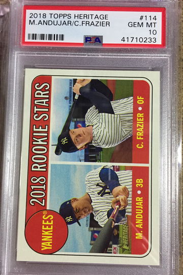 2018 Heritage 114 Andujar / Frazier RC PSA 10
