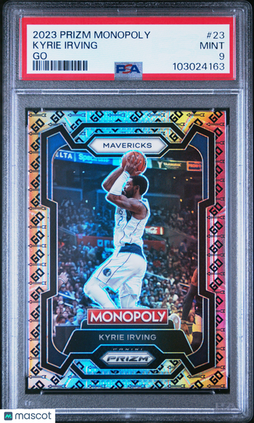 2023 Panini Prizm Monopoly Kyrie Irving #23 Go PSA 9