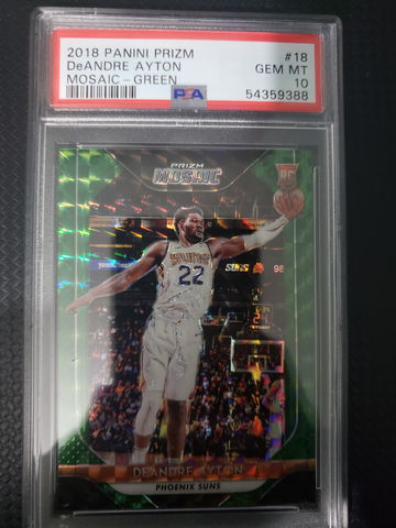 2018 Prizm Mosaic green DeAndre Ayton PSA 10 🔥🚀