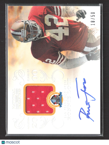 2014 Panini National Treasures Ronnie Lott #49 /50 Patch Memorabilia