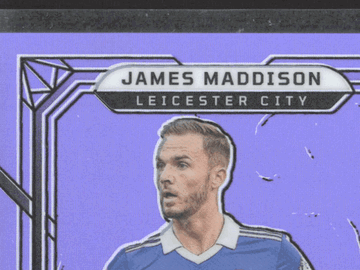 2023 Panini Obsidian Soccer James Maddison #58 Purple /25
