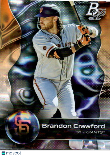 2023 Bowman Platinum Brandon Crawford #3 Ice Foil