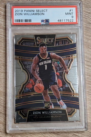 Zion Williamson 2019 Select #1 PSA 9