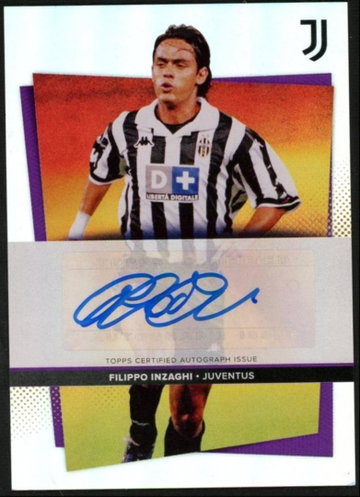 2021 Topps Juventus Team Set Filippo Inzaghi Auto /10