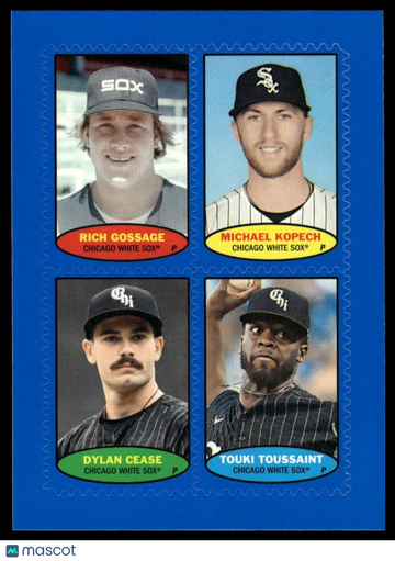 2023 Topps Heritage Rich Gossage / Michael Kopech / Dylan Cease / Touki Toussaint #74S-1 / 74S-2 / 74S-3 / 74S-4 1974 To