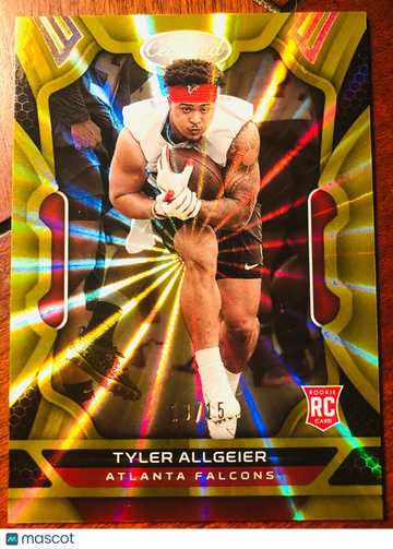 2022 Certified TYLER ALLGEIER Gold FIRST OFF THE LINE MIRROR Parallel RC SP /15