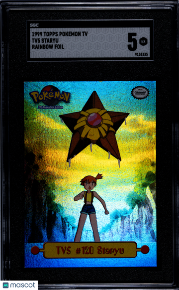 1999 Topps Pokemon Tv Staryu SGC 5 #TV5