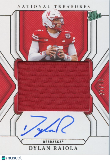 2025 Dylan Raiola #84 Patch Rookie Panini Authentic