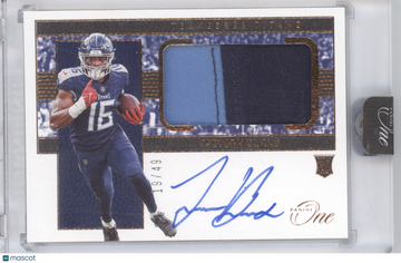 2022 Panini One Treylon Burks #10 Patch Autograph 19/49