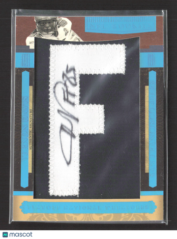 2006 Playoff National Treasures Vernon Davis #NFLR-VD /80 Nameplate Patch Authentic Signature