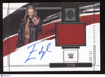 2022 Panini Impeccable WWE Elegance Edge #EM-EGD /99 Superstar-worn/used material