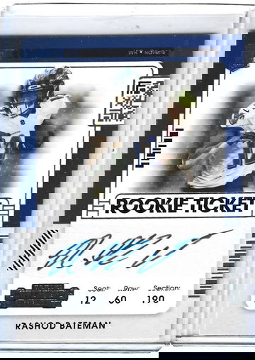 RASHOD BATEMAN 2021 CONTENDERS ROOKIE AUTOGRAPH AUTO -RAVENS!!