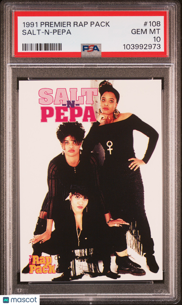 1991 Premier Rap Pack Salt-N-Pepa #108 PSA 10