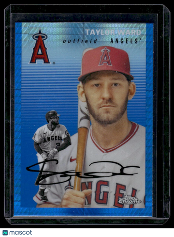2023 Topps Chrome Platinum Anniversary Taylor Ward #190 Blue Prism Refractor
