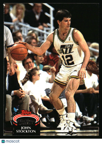 1992-93 Stadium Club John Stockton #265 Utah Jazz