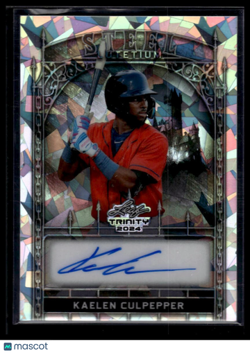 2024 Leaf Trinity - Steel Lutetium Crystals Silver Kaelen Culpepper #S-KC2 AU SN