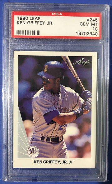 1990 Leaf #245 Ken Griffey Jr. PSA 10 Gem Mint