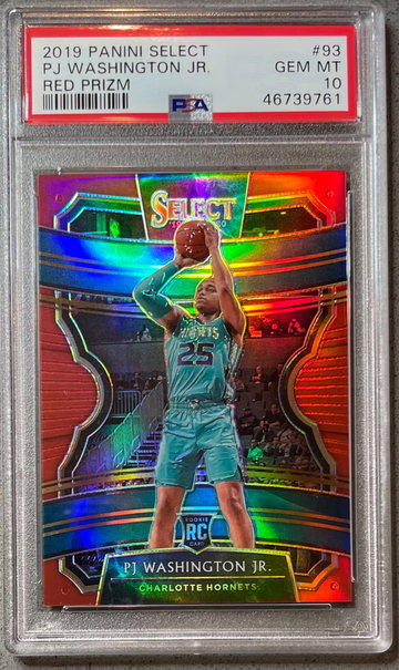 2019-20 Select PJ Washington JR. /199 Red PSA 10