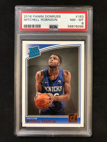 2018 Panini Donruss - Mitchell Robinson - Rated Rookie PSA 8