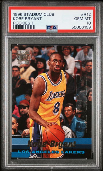 1996 Stadium Club Rookie 1 Kobe Bryant #R12 PSA 10