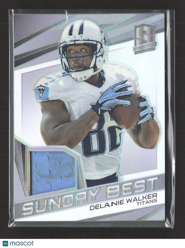2015 Panini Spectra Prizm Sunday Best Delanie Walker #SB-DW 143/199 Jersey Patch Memorabilia