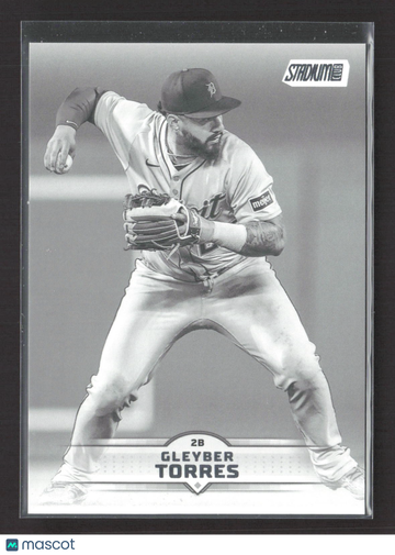2025 Topps Stadium Club Gleyber Torres #38 Black and White