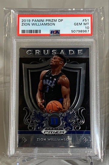 2019 Panini Prizm DP Zion Williamson Crusade PSA 10 #50798967