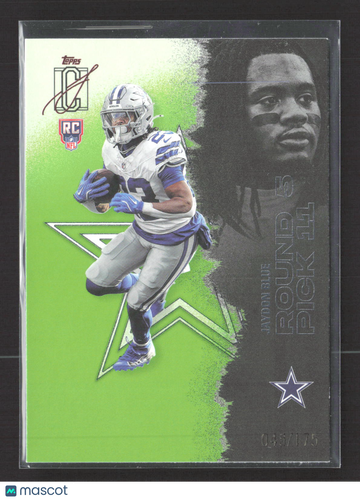 2025 Topps Composite Signature Class Jaydon Blue #225 Green RC 045/175