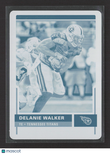 2017 Panini Score Delanie Walker #326 Cyan Plate /1 Printing Plate