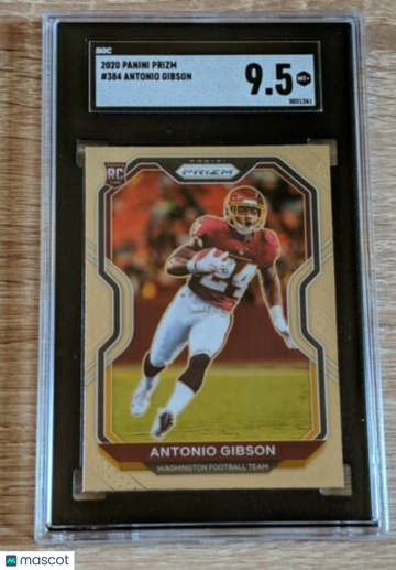 2020 Antonio Gibson #384 Rookie SGC 9.5