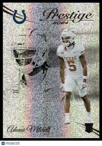 2024 Panini Prestige Adonai Mitchell #325 Galaxy Xtra Points