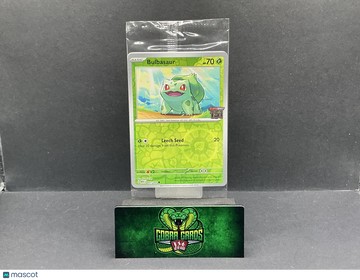 2023 Scarlet & Violet 151 Bulbasaur Reverse Holo Stamped Promo Sealed #1/165