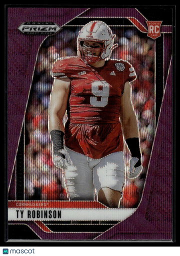 2025 Panini Prizm Draft Picks Ty Robinson #73 Prizms Purple Wave