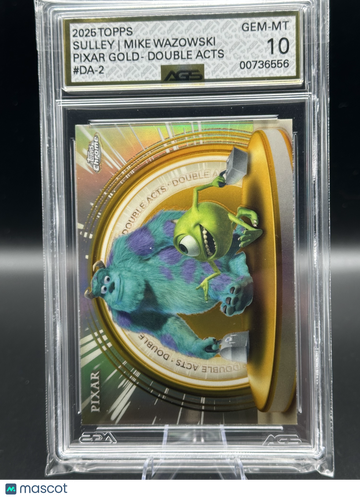 2025 Topps Chrome Disney Pixar Gold Double Acts Double Acts #DA-2 10