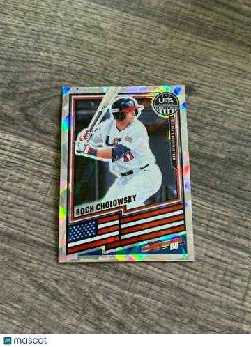 2026 Panini Prizm Roch Cholowsky Cracked Ice Limited Edition Short Print Parallel/Variety Rookie Insert