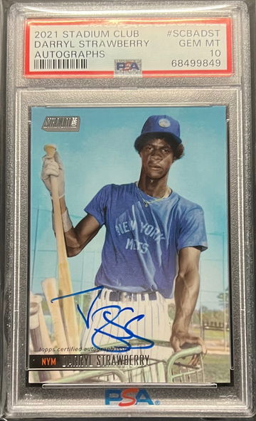 2021 Darryl Strawberry AUTO PSA 10