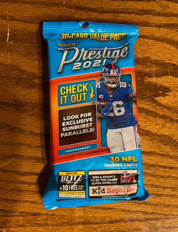 2021 Panini Prestige NFL Football 30 Card Value Fat Cello Pack Brand New Ships Fast!